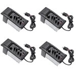 4set eq - 7545r 4 bandes guitare acoustique eq prampli egaliseur eq 7545r micro amplificateur 6. 5mm ...