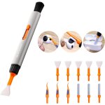 5 en 1 kit de stylo de nettoyage interchangeable pour nettoyer objectif / capteur aps - c d'appareil ...