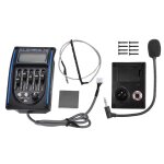 5 band preamp eq equalizer piezo digital tuner micro pour guitare acoustique