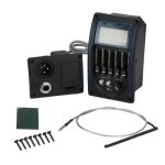 5 - band prener lc5 micro guitare acoustique prampli eq lcd tuner piezo equalizer