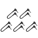 5 pcs p�dale c�ble instruments de musique patch cordon 15cm guitare electrique effet fil pour les m�lomanes ...