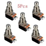 5 pi�ces effet de guitare electrique bouton poussoir momentan� interrupteur a p�dale