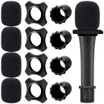 5 pi�ces de housses de bonnettes de microphone en mousse, filtres anti - pop �pais pour ktv / stage - ...