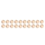 5 sac de perles de bois naturel rond bricolage collier fait a la main accessoires 22mm / 25mm / 30mm ...