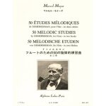 Marcel moyse : 50 etudes melodiques de demersseman op. 4, vol. 1 - recueil flte traversire 9790046194801 ...