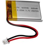 503040 batterie 600 mah pour sonnette a camra skybell hd, casque sans fil bluetooth, dashcam, gps, enregistre ...