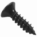 50pcs pickguard vis 3mm pour guitare de style fender strat (noir)