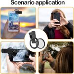 52mm filtre polarisant, clip cpl t�l�phone cam�ra filtre d'objectif, macro iphone, accessoire photographique ...