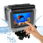 (#53) for gopro new hero / hero6 / 5 touch screen 45m waterproof housing protective case
