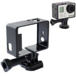 (#53) protective shell standard frame mount for gopro hd hero4 / 3 + / 3 camera(black) (#53) protective shell standard frame mount for gopro hd hero4 / 3 + / 3 camera(black)