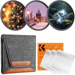 �55mm star filter 4 + 6 + 8 points star special effects filter and 3 cloth and bag for camera lens