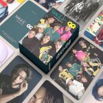 55pcs / kpop stray kids no easy lomo cards ateez txt twice nct bangtang boys txt enhypen itzy mamamoo ...