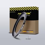 58mm to 77mm step up filter adapter ring compatible with 58mm to 77mm lens (uv - cpl - nd filter accessory) ...