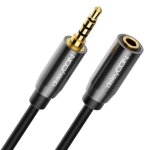 5m headset extension headphone aux 3, 5mm jack ctia 4 broches trrs microphone extension cable stereo ...