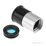 . 5mm astronomy telescope lens oculaire en verre optique 0. 965  u0026 filtre bleu