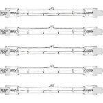 5pcs 500w r7s projecteur halogne linaire j118 500w double ended security light bulb 118mm longueur