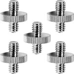 5pcs adaptateur vis camra, vis adaptateur camra vis standard 1 / 4  mle  1 / 4  adaptateur mle filet, ...