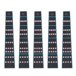 5pcs violon fretboard autocollant touche bande fretless doigt guide pour dbutant (3 / 4)
