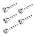 5x embouchure de trompette pour 7c taille plaque argent 5x embouchure de trompette pour 7c taille plaque argent