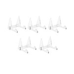 5x support de stockage de disque vinyle pr�sentoir de disque acrylique pr�sentoir de livre portable