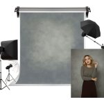 5x7ft / 1. 5x2. 2m photographie fond gris varit studio toile de fond microfibre tenant des accessoires ...