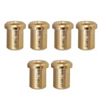 5xelectric guitar bridge string thru body mounting ferrules bushing accessory 5xelectric guitar bridge string thru body mounting ferrules bushing accessory