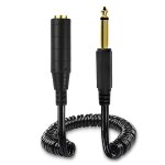 6, 35 mm cble audio mono guitare instrument rallonge, 6, 35 mm 1 / 4  ts mle  femelle stro cble ...