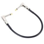 6. 35mm effet câble suppression du bruit noyau en métal angle droit plug guitare patch câble pédale cordon ... 6. 35mm effet câble suppression du bruit noyau en métal angle droit plug guitare patch câble pédale cordon ...