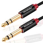 6. 35mm vers 6. 35mm stéréo câble, trs jack câble pour guitare, amplificateur, piano, electrique basse, ... 6. 35mm vers 6. 35mm stéréo câble, trs jack câble pour guitare, amplificateur, piano, electrique basse, ...