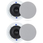 6, 5 pouces enceinte encastrable plafond, 320 watts haut - parleurs de plafond parfaits pour la cuisine, ... 6, 5 pouces enceinte encastrable plafond, 320 watts haut - parleurs de plafond parfaits pour la cuisine, ...