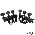 6 accordeurs de guitare, cordes de verrouillage 1:18, chevilles de cl� de r�glage scell�es, kit de t�te ...