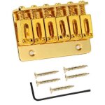 6 cordes guitare pont 65mm selle cordier pour guitare tl guitare electrique tr�molo pont pi�ces standard, ...