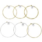 6 cordes / set cordes guitare acoustique instruments de musique guitare acoustique corde guitare pi�ces ...