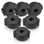 6 crous de cymbale en plastique, crou de cymbale rglage rapide pour kit de batterie de percussion, pices ...
