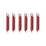6 en pack de ressorts tremolo sans bruit, ressort de chevalet de guitare electrique, s'adapte aux guitares ...