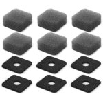 6 pcs bonnette micro anti pop, mousse micro anti vent anti bruit professionel filtre en mousse compatible ...