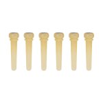 6 pcs chevilles de guitare simple remplacement excellent ex�cution couleurs naturelles goupilles de pont ...