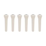 6 pcs chevilles de guitare simple remplacement excellent ex�cution couleurs naturelles guitare pont broches ...
