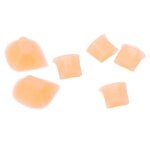 6 pcs fl�te brique silicone jaune clair fl�tes mute claviers instruments de musique pi�ces accessoires ...