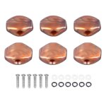 6 pcs guitare accordage peg cap en plastique tuner key cover machine head knob cap pour remplacement ... 6 pcs guitare accordage peg cap en plastique tuner key cover machine head knob cap pour remplacement ...