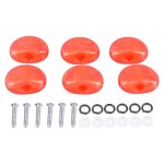 6 pcs guitare electrique accordage cheville cl bouton demi - cercle forme folk classique guitare accordage ...