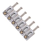 6 pcs métal guitare chevalet selle balle rouleau string tremolo chevalet selles pour guitare electrique ... 6 pcs métal guitare chevalet selle balle rouleau string tremolo chevalet selles pour guitare electrique ...