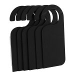 6 pcs porte en bois signe cintre mini double - face bois tableau noir tableau message notes mmo conseil ...