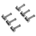 6 pcs selles de cha�ne vis a ressort en m�tal pour chevalet basse jazz guitare electrique pi�ce de rechange ...