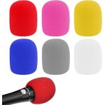 6 pices bonnette micro en mousse colores mousse micro anti bruit microphone pare - brise pour microphone ...
