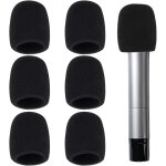 6 pi�ces bonnette micro en mousse bonnette microphone universel mousse micro anti bruit anti - poussi�re ...