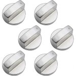 6 pi�ces boutons de contr�le universels en m�tal bouton de cuisini�re a gaz 6mm boutons de contr�le universels ...