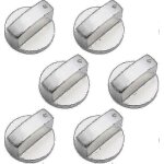 6 pices boutons de commande en mtal bouton de cuisinire a gaz boutons de commande de 6 mm bouton de ...