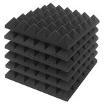 6 pièce charbon de bois panneau acoustique studio mousse coin ignifuge isolation revêtement parement ... 6 pièce charbon de bois panneau acoustique studio mousse coin ignifuge isolation revêtement parement ...