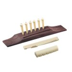 6 pices chevalet broches / selle / sillet ormeau pour guitare acoustique - rouge + brun rougetre